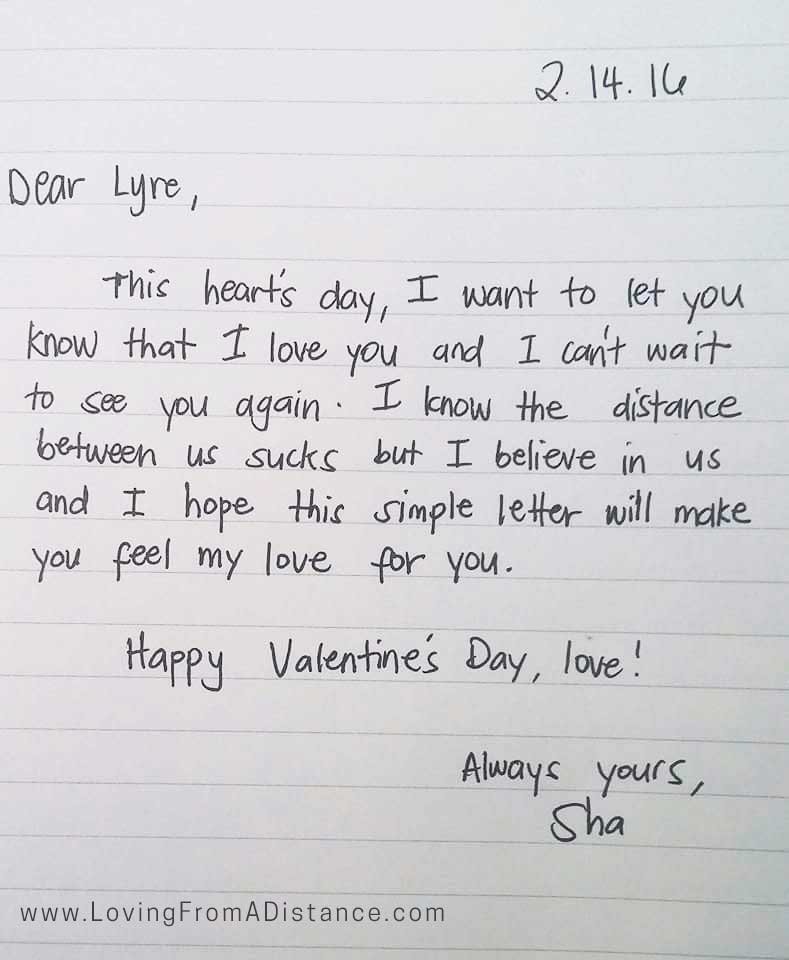 My Valentine (2 pages) | Long Distance Relationships - 100 ...