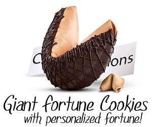 Giant Fortune Cookies