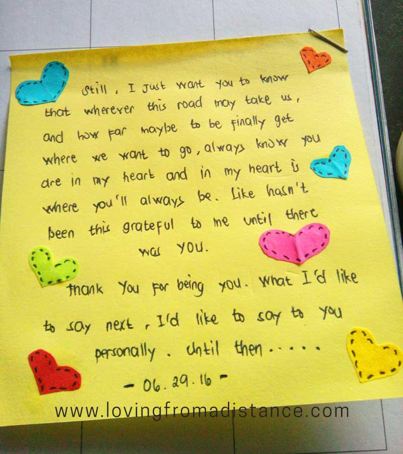 Sample love letter to boyfriend long distance