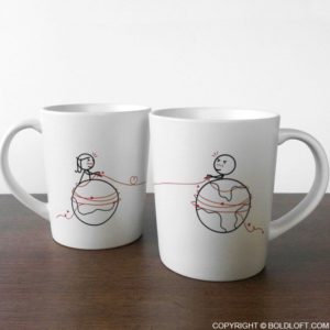 you're worth every mile long distance  mugs